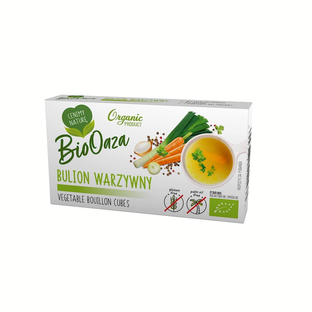 Bio Oaza Cubes de Bouillon de Légumes Biologiques 66g | Cenimy Nature / Bio Oaza – Cenimy Nature / Bio Oaza packaging
