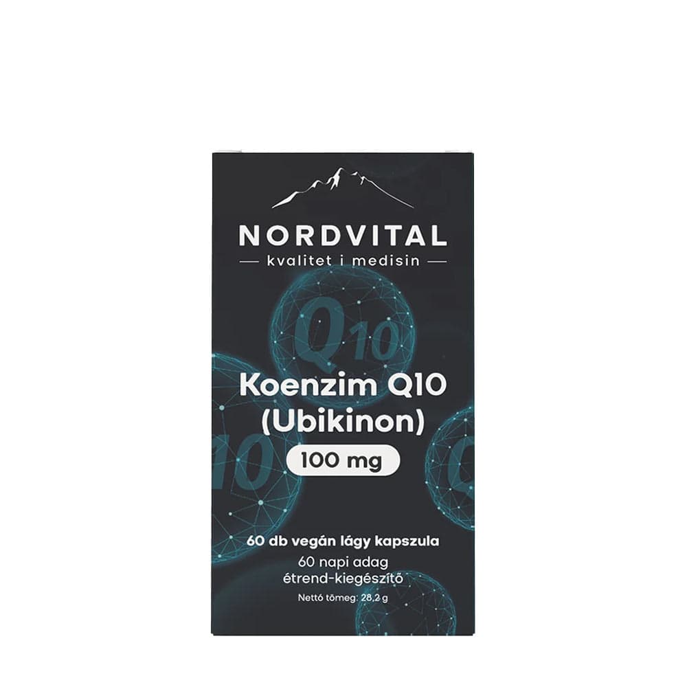 Nordvital Coenzyme Q10 (Ubiquinone) - 60 Softgels