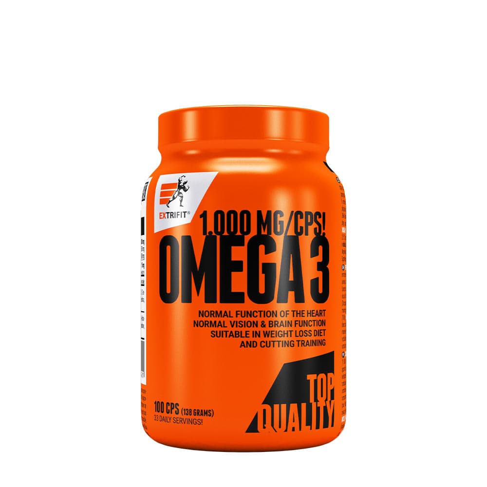 Extrifit Omega-3 1000 mg - 100 Capsules – Extrifit förpackning