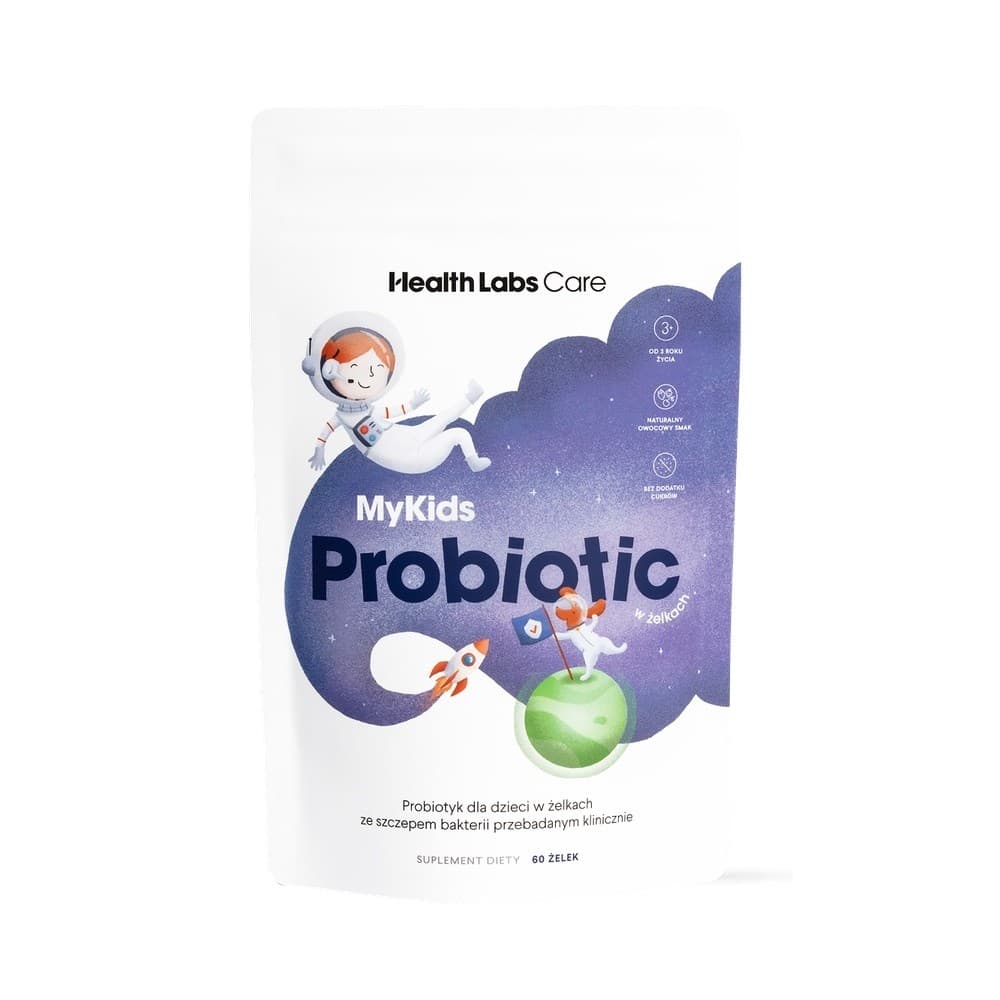 Health Labs Care - MyKids Probiotic - 60 softgels – Health Labs Care förpackning