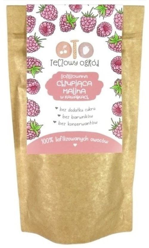 OTO - Freeze-Dried Raspberry Pieces – OTO förpackning