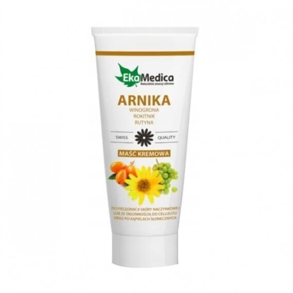 Eko Medica - Arnika Cream - 200 ml – Eko Medica förpackning