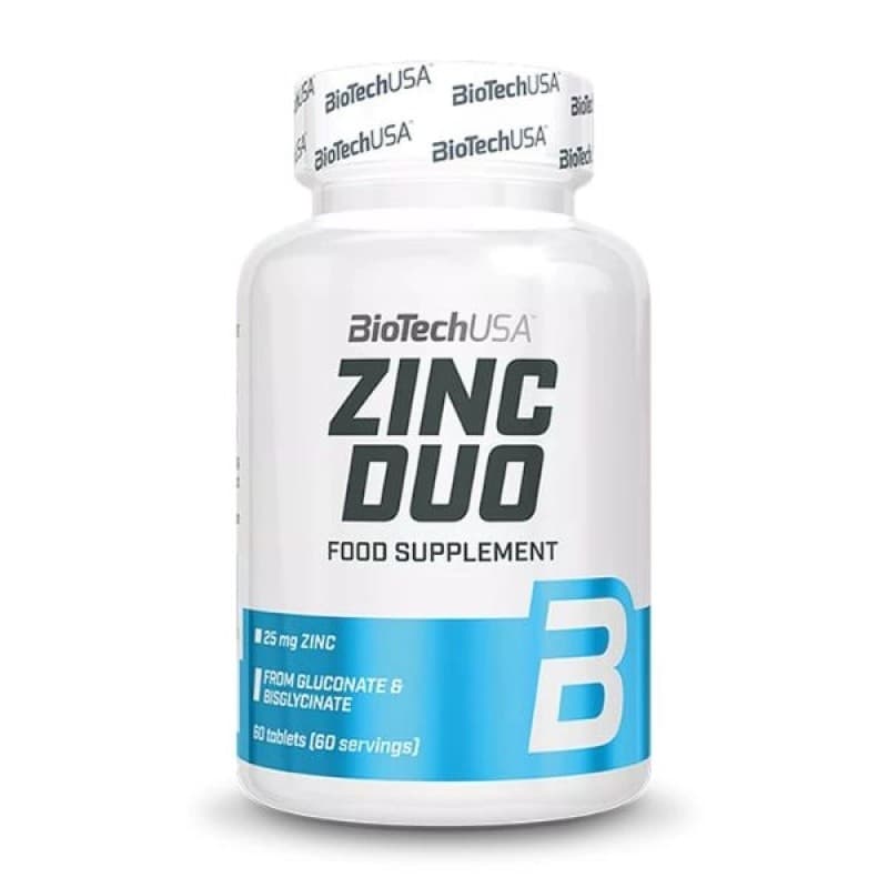 BioTechUSA Zinc Duo 60 Tabletten – BioTechUSA Verpackung