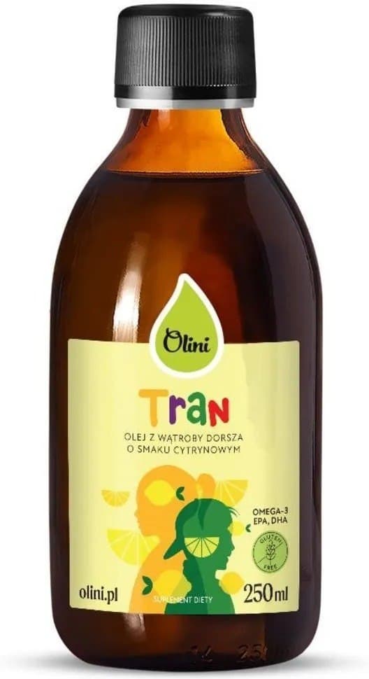 Olini - Lemon Cod Liver Oil – olini förpackning