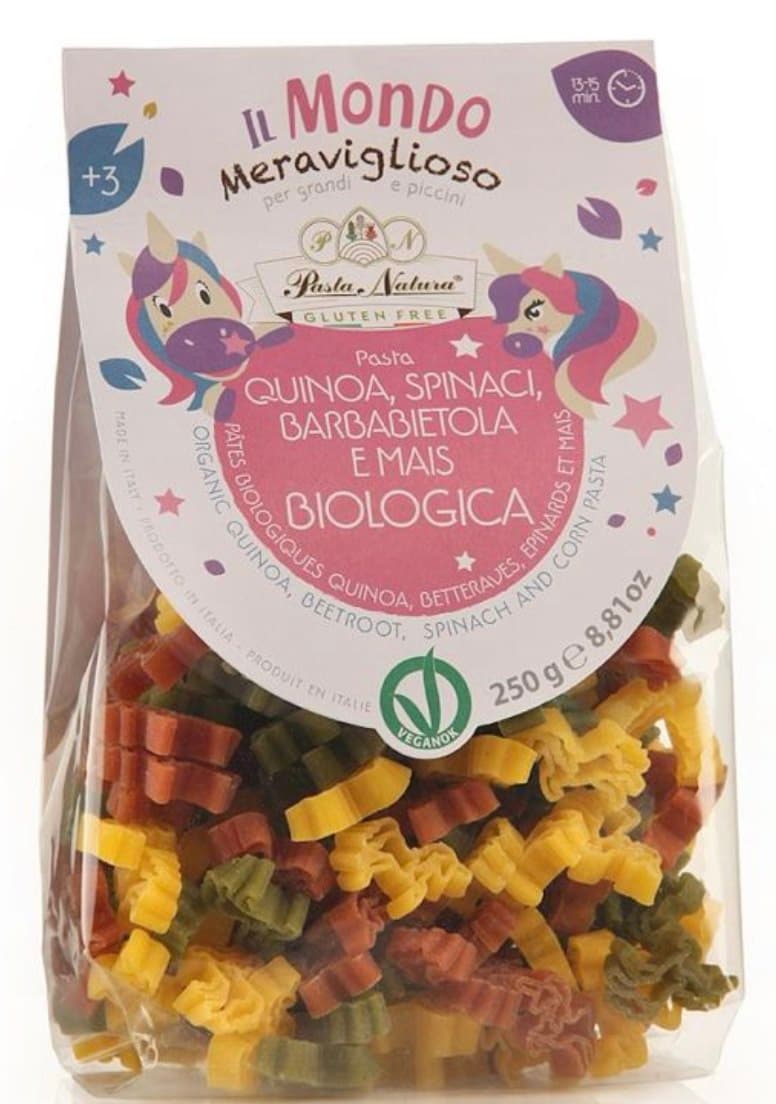 Pasta Natura - Quinoa, Spinach, Beetroot and Corn Pasta – Pasta Natura förpackning