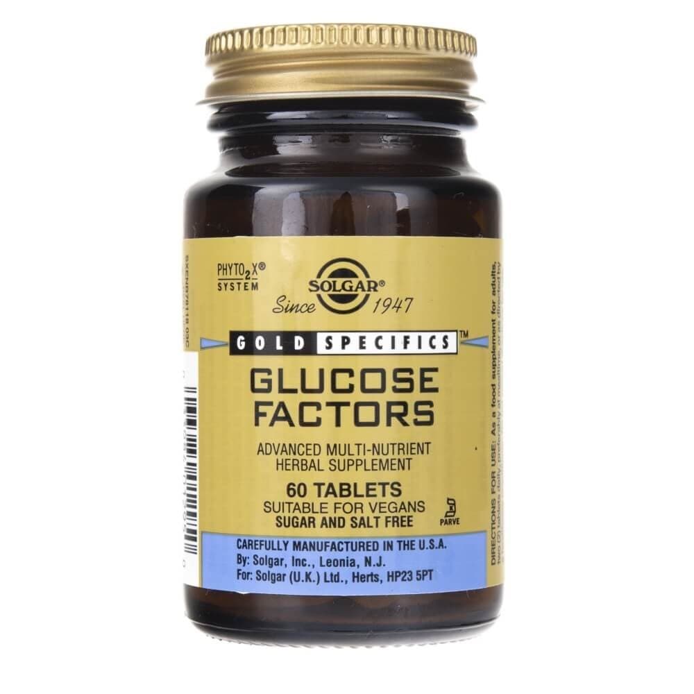 Solgar - Glucose Factors - 60 Tabs – Solgar förpackning