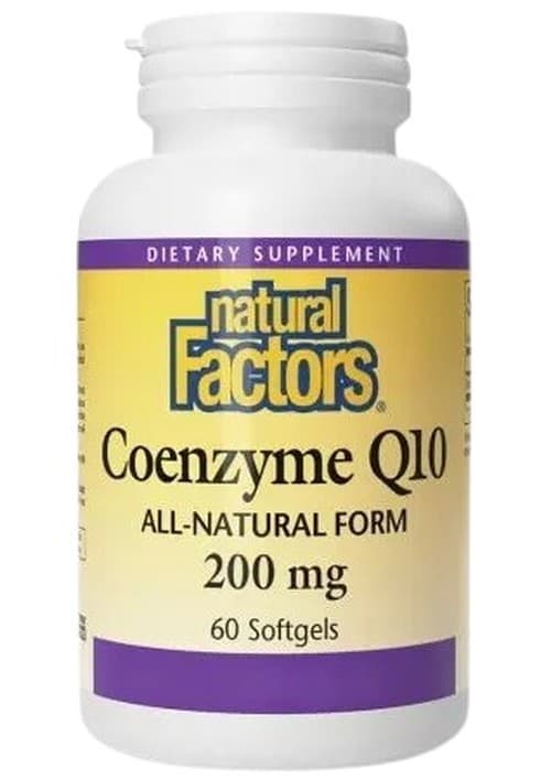 Natural Factors - Coenzyme Q10 – Natural Factors förpackning