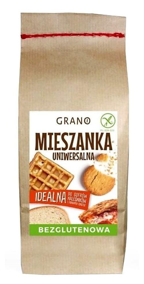 Grano Mieszanka Uniwersalna Bezglutenowa 1kg | Bio Planet – Grano packaging