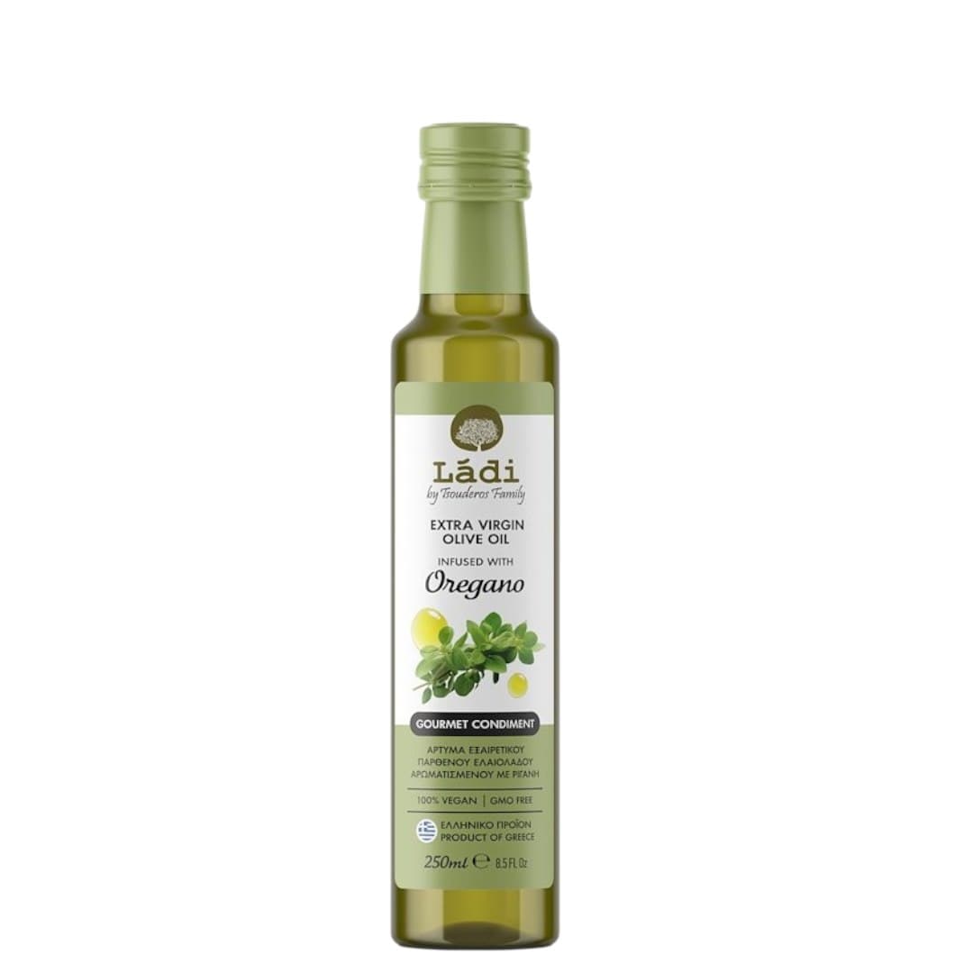 LADI Oliwa z oliwek extra virgin z oregano 250ml TSOUDEROS LTD – LADI by Tsouderos Family opakowanie