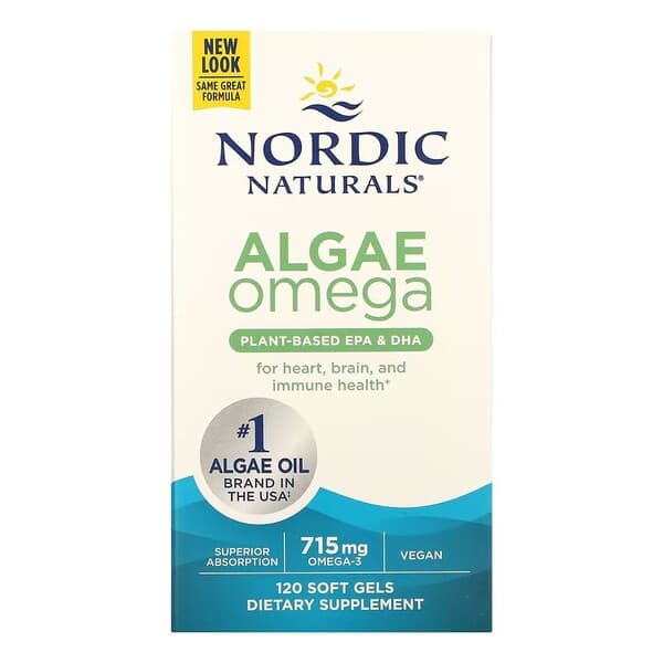 Nordic Naturals - Algae Omega 715mg – Nordic Naturals förpackning