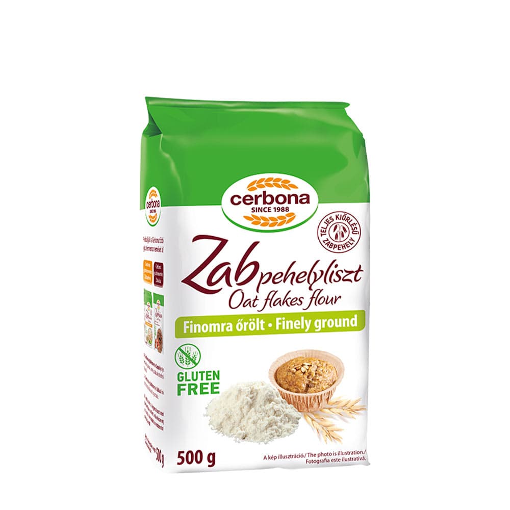 Cerbona - Gluten-Free Oat Flake Flour – Cerbona packaging