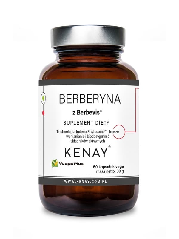 Kenay - Berberine Phytosome - 60 Capsules – packaging