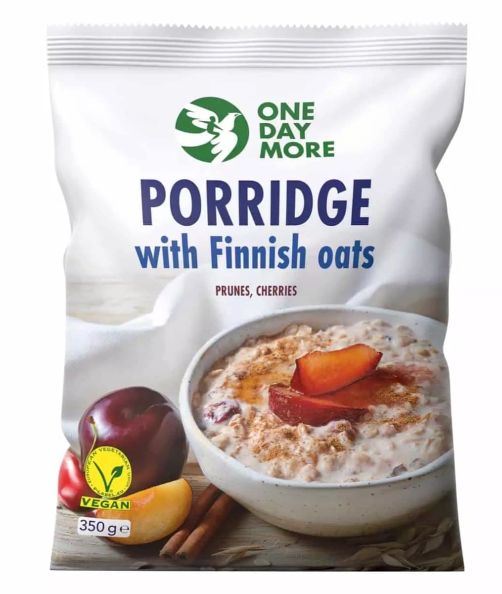 ONE DAY MORE - Porridge with Finnish Oats – One Day More packaging
