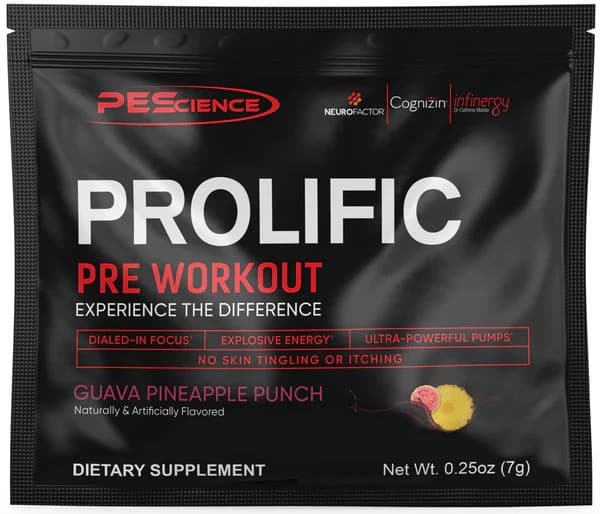 Pescience - Prolific Pre-Workout – PEScience packaging
