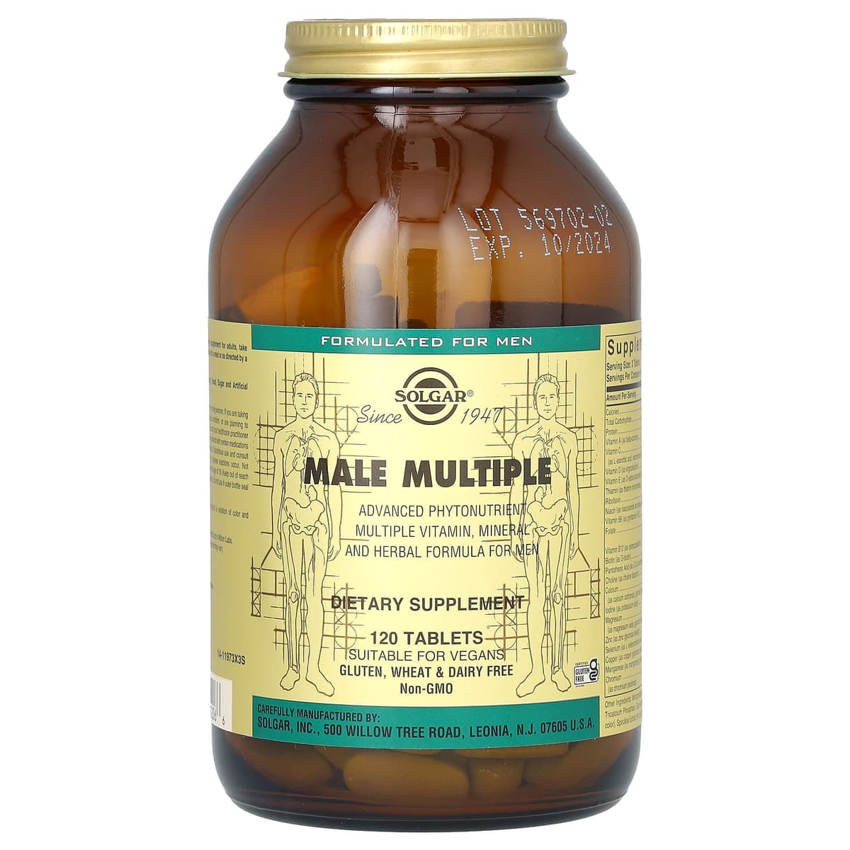 Solgar - Male Multiple - Men's Multivitamin