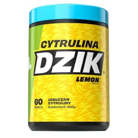 DZIK - Citrulline Malate Lemon Powder 540g – DZIK förpackning