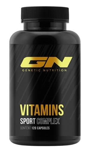 Genetic Nutrition - Vitamin-Sportkomplex - 120 Kapseln – Genetic Nutrition Verpackung