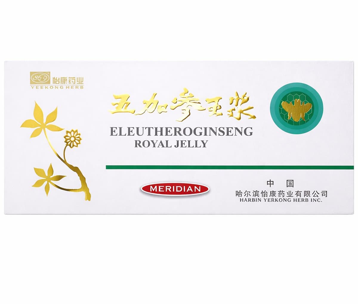 Meridian - Eleutheroginseng Jalea Real - 10 x 10ml