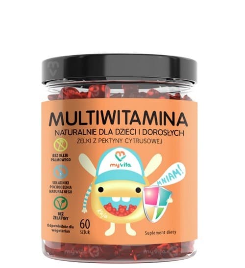 MyVita Multivitamin Gummies Natural Citrus Pectin