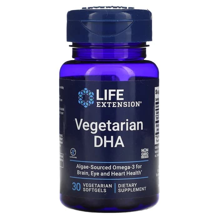 Life Extension - Vegetarisk DHA - 30 kapsler – emballage