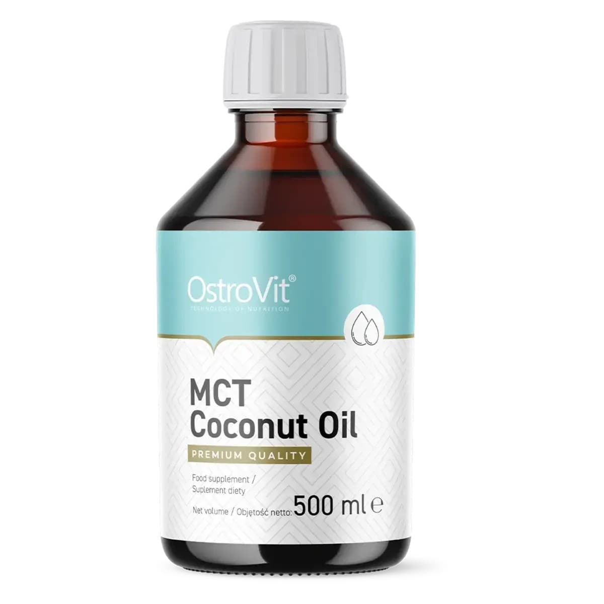 OstroVit - MCT-kokosolie - 500 ml – emballage