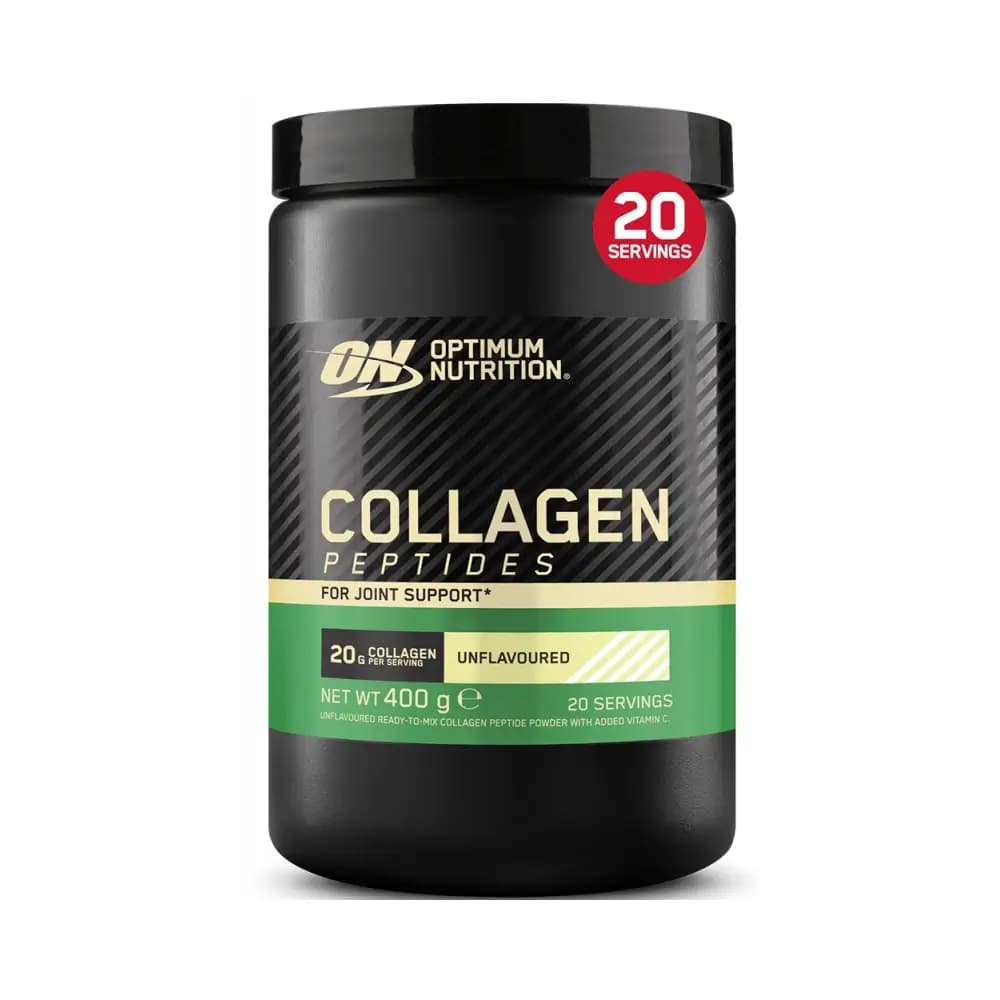 Optimum Nutrition - Collagen Peptides - Unflavoured - 400g – Optimum Nutrition förpackning
