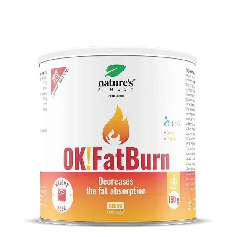 NUTRISSLIM D.O.O. - Nature's Finest OK! FatBurn 150 g – NUTRISSLIM D.O.O. opakowanie