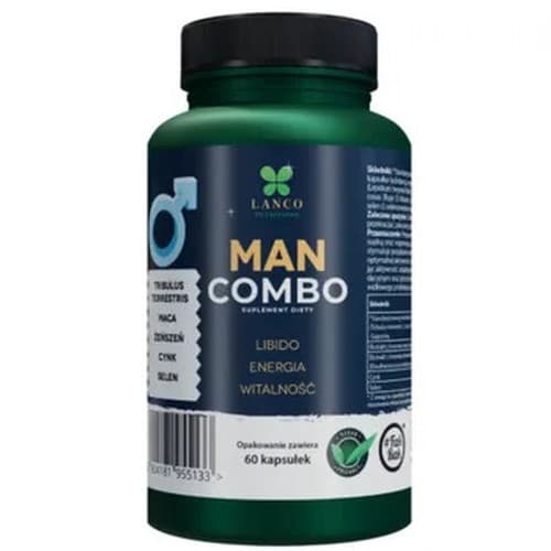 Lanco Nutritions Man Combo 60 Kapseln – Lanco Verpackung