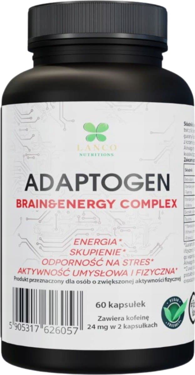 Lanco Nutritions - Adaptogen Brain+Energy Complex - 60 Caps