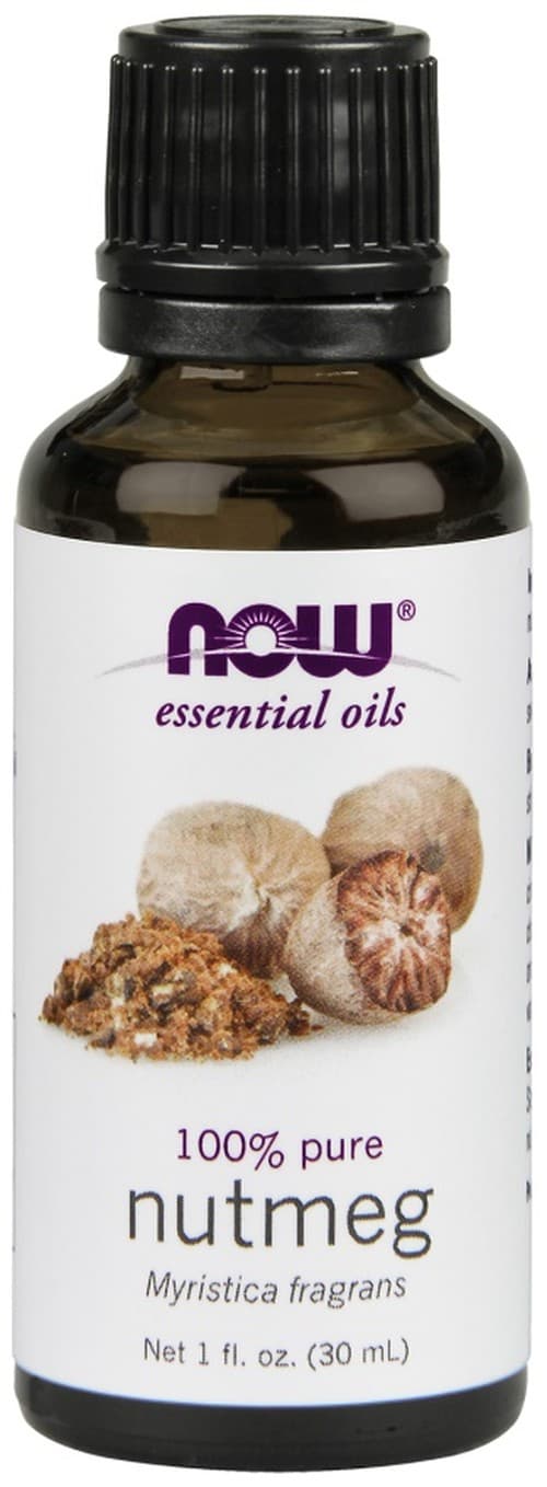 NOW Foods - Olejek z gałki muszkatołowej - 30ml – NOW Foods opakowanie