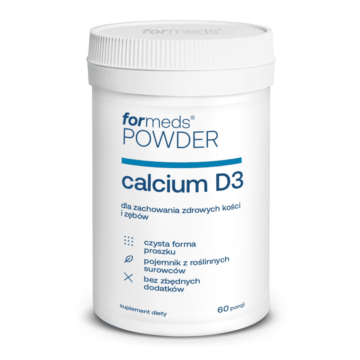 FORMEDS - Powder calcium og vitamin D3 - 60 portioner – emballage