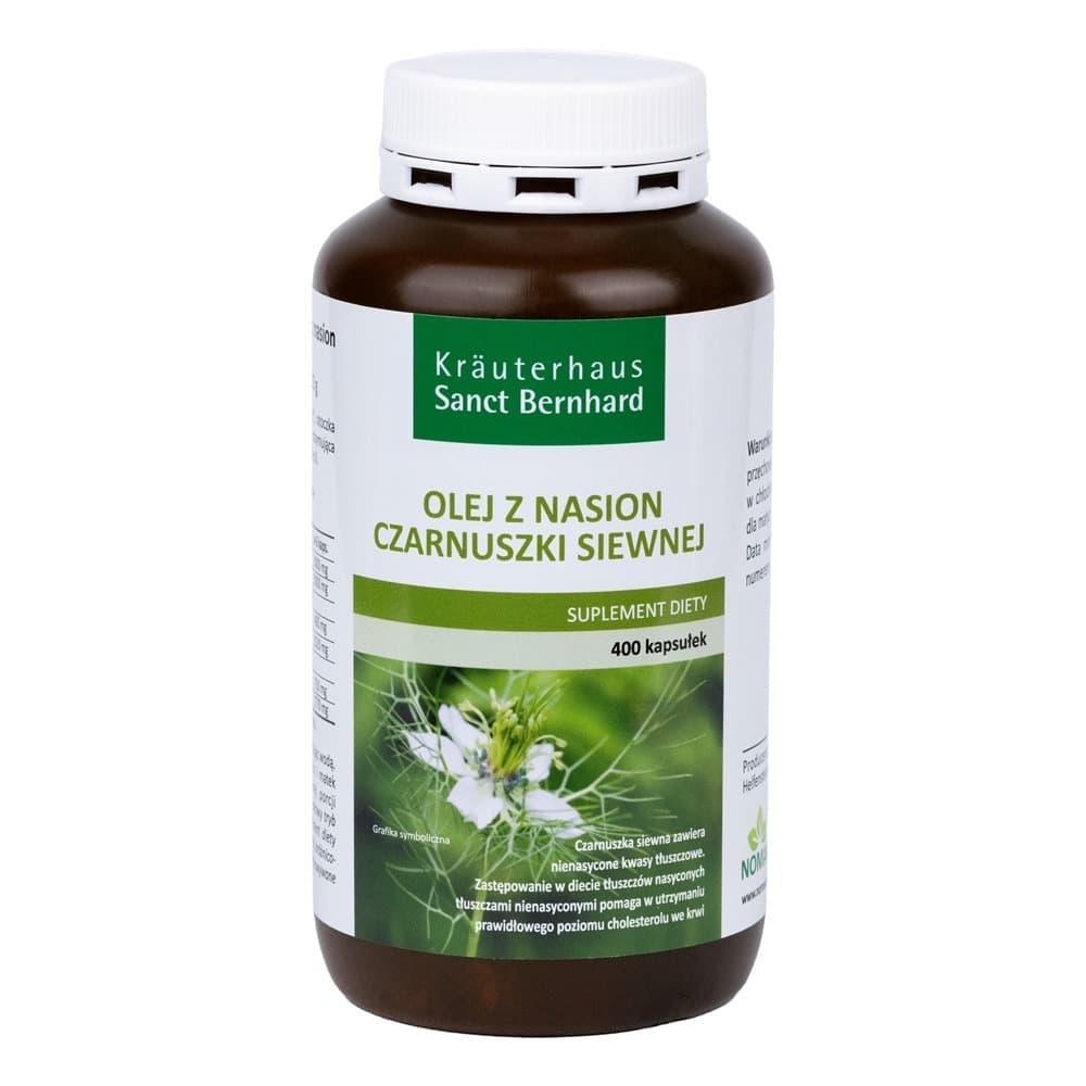 Kräuterhaus Sanct Bernhard - Aceite de semillas de comino negro – empaque