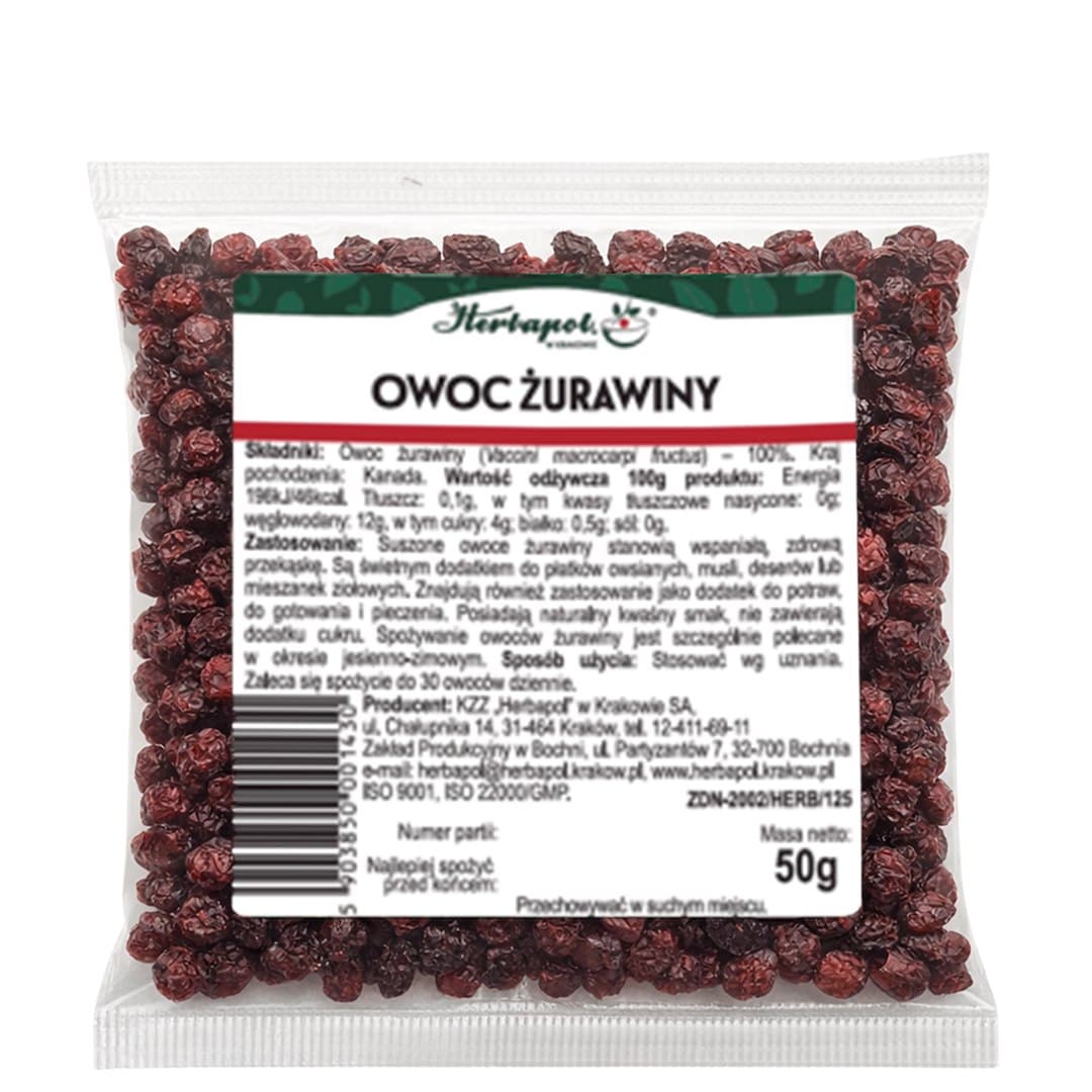 Herbapol - Cranberry Fruit Tea – Herbapol Kraków förpackning
