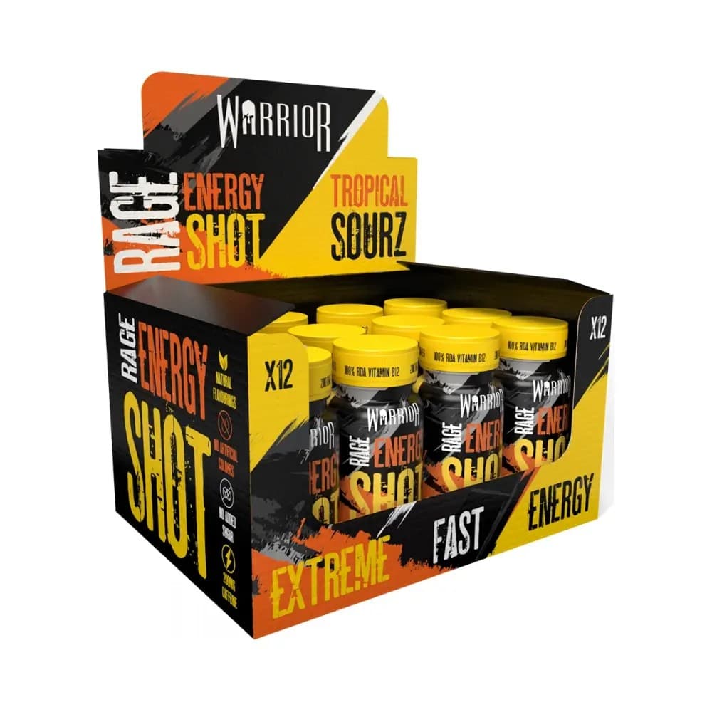 Warrior - Rage Energy Shot – Warrior verpakking