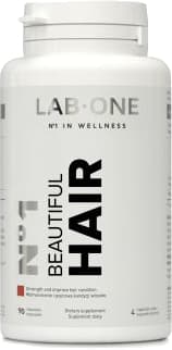 LAB ONE N°1 Beautiful HAIR 90 capsules – LAB ONE emballage