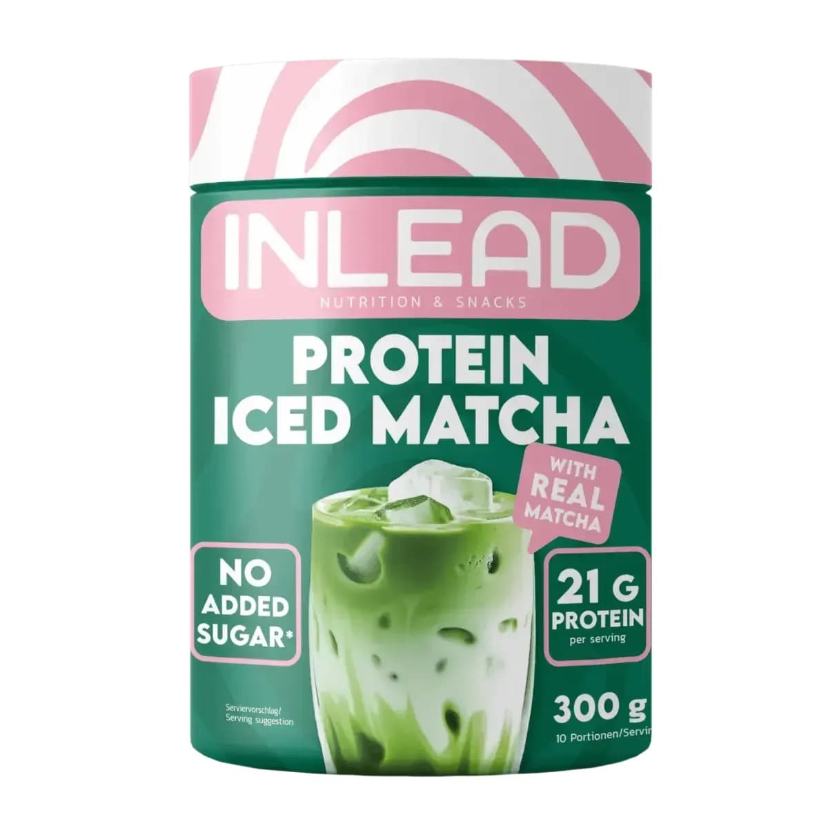 Inlead - Proteinowa matcha mrożona - 300 g – opakowanie