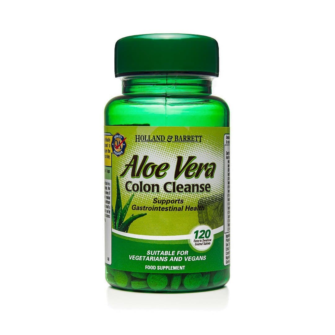 Holland & Barrett - Aloe Vera Colon Cleanse – Holland & Barrett förpackning