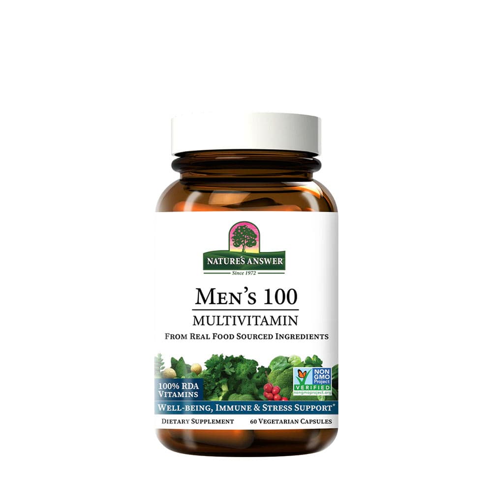 Nature's Answer Men's 100 Multivitamin - 60 Capsules Végétales – Nature's Answer packaging