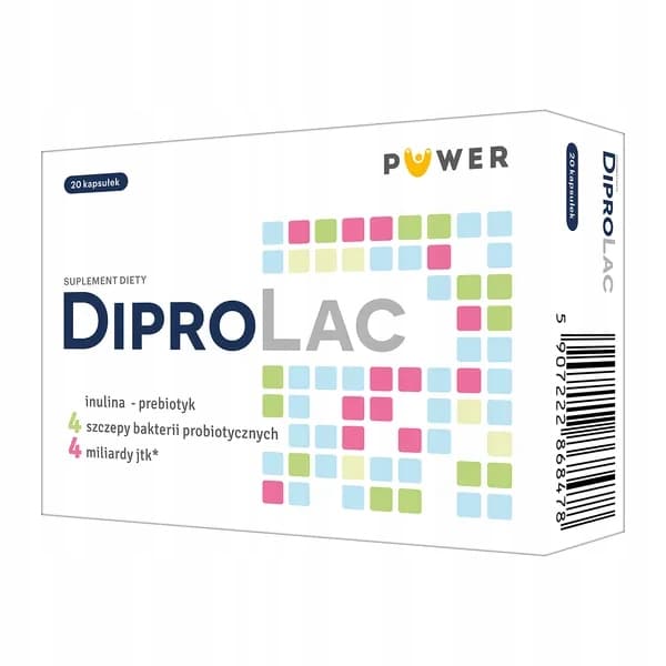 PUWER - Diprolac - 20 Capsules – PUWER förpackning