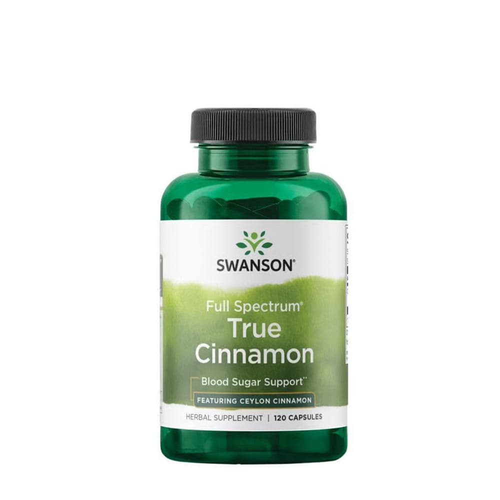 Swanson Full Spectrum True Cinnamon 600mg - 120 kapslar