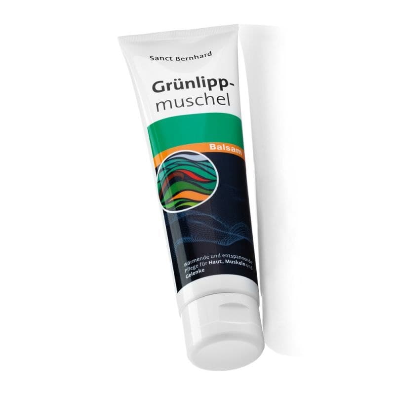 Kräuterhaus Sanct Bernhard - Green Lipped Mussel Balm - 100ml – Kräuterhaus Sanct Bernhard packaging