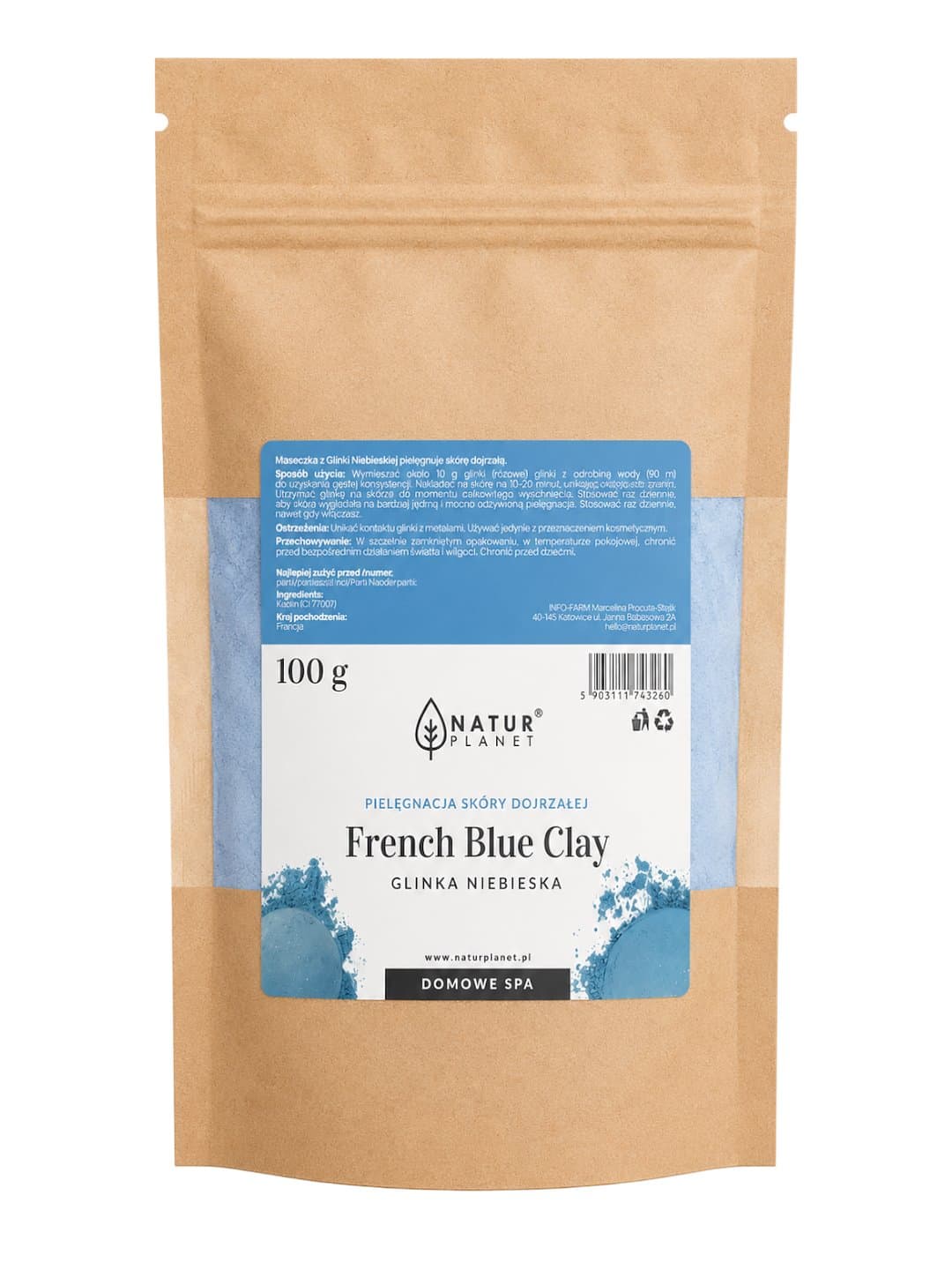 Natur Planet - French Clay – Natur Planet förpackning