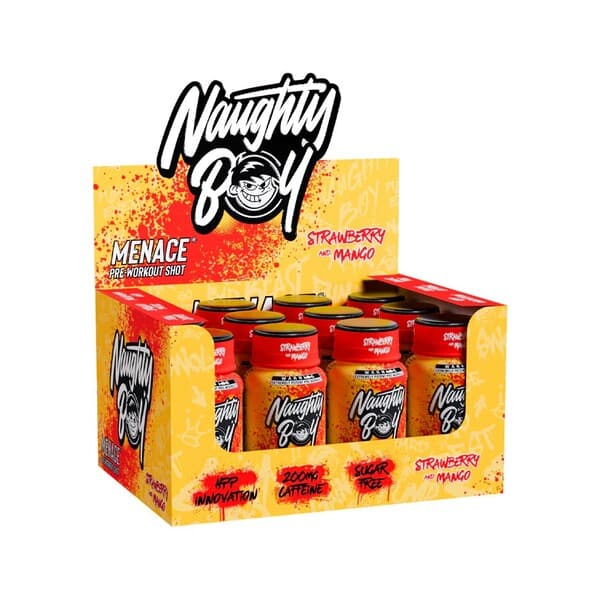 Naughty Boy - Menace Pre-Workout Shot – Naughty Boy opakowanie