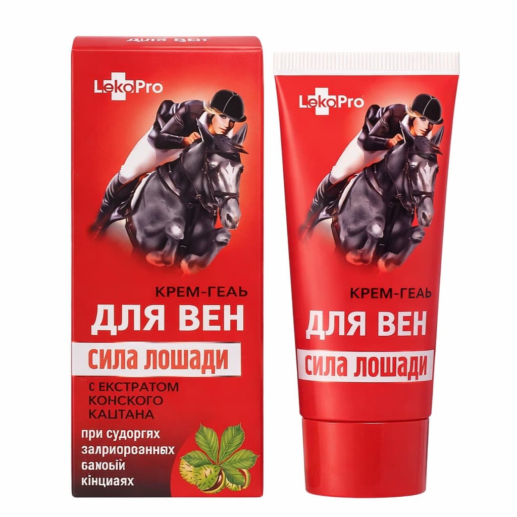 Lekopro - Crema-Gel Potenza Cavallo Per Vene - 75ml – Lekopro confezione