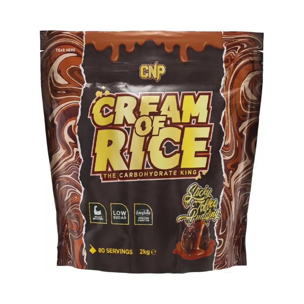 Cnp - Cream of Rice - Sticky Toffee Pudding - 2kg – Cnp förpackning