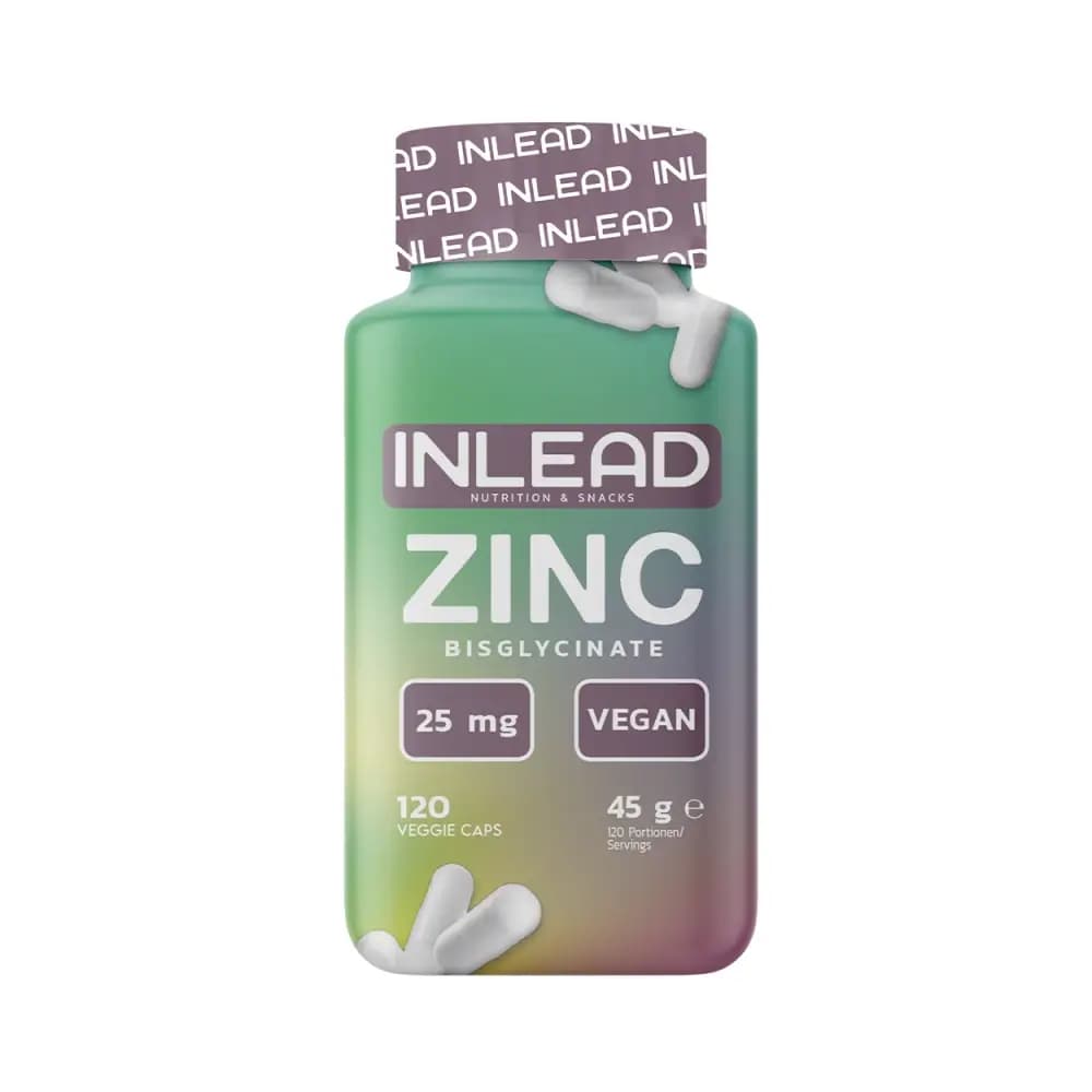 Inlead Zinc Bisglycinate - Unflavoured - 120 Vcaps – Inlead packaging