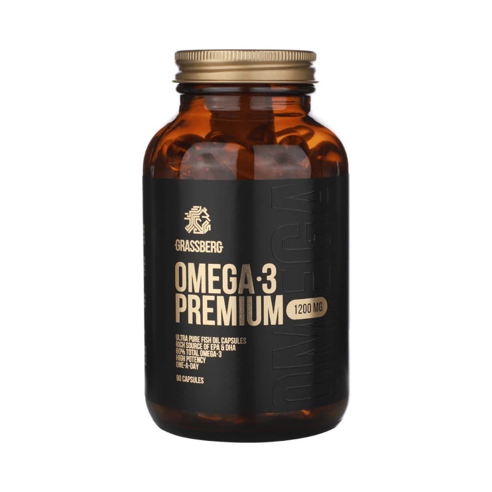 Grassberg - Omega-3 Premium – Grassberg förpackning