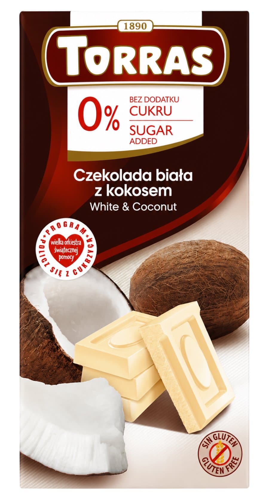 TORRAS - Witte chocolade – verpakking