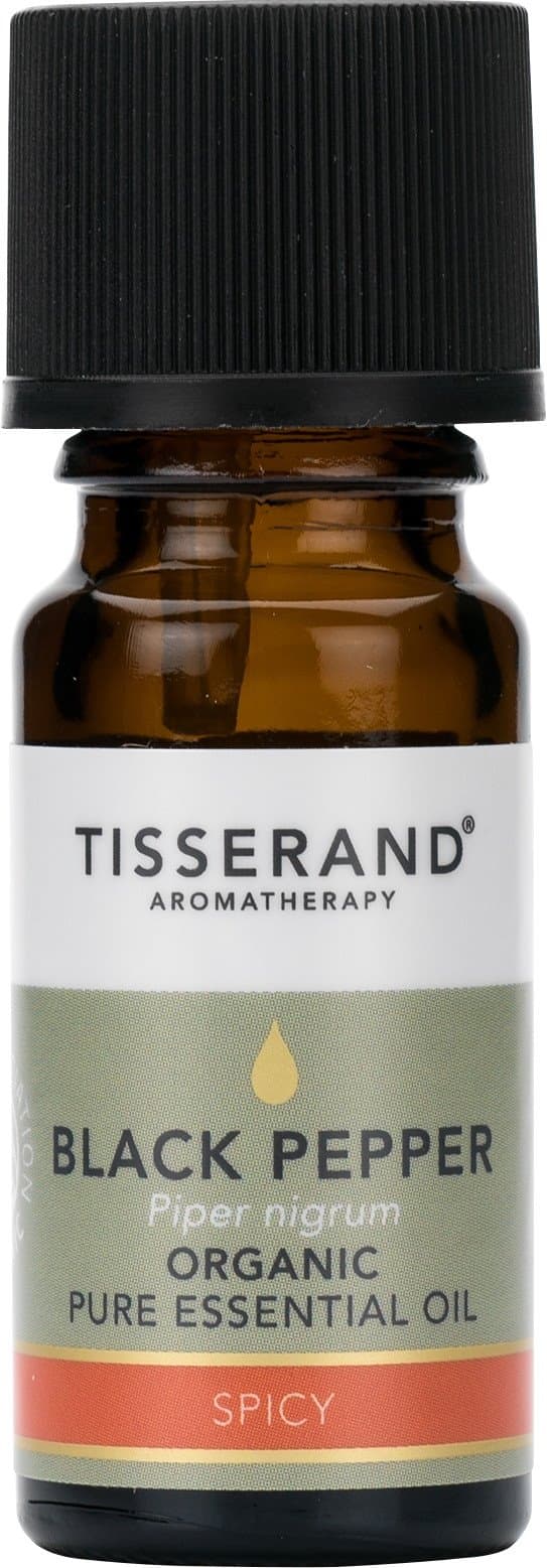 Tisserand Aromatherapy - Aceite Esencial Orgánico de Pimienta Negra 30ml – Tisserand Aromatherapy packaging