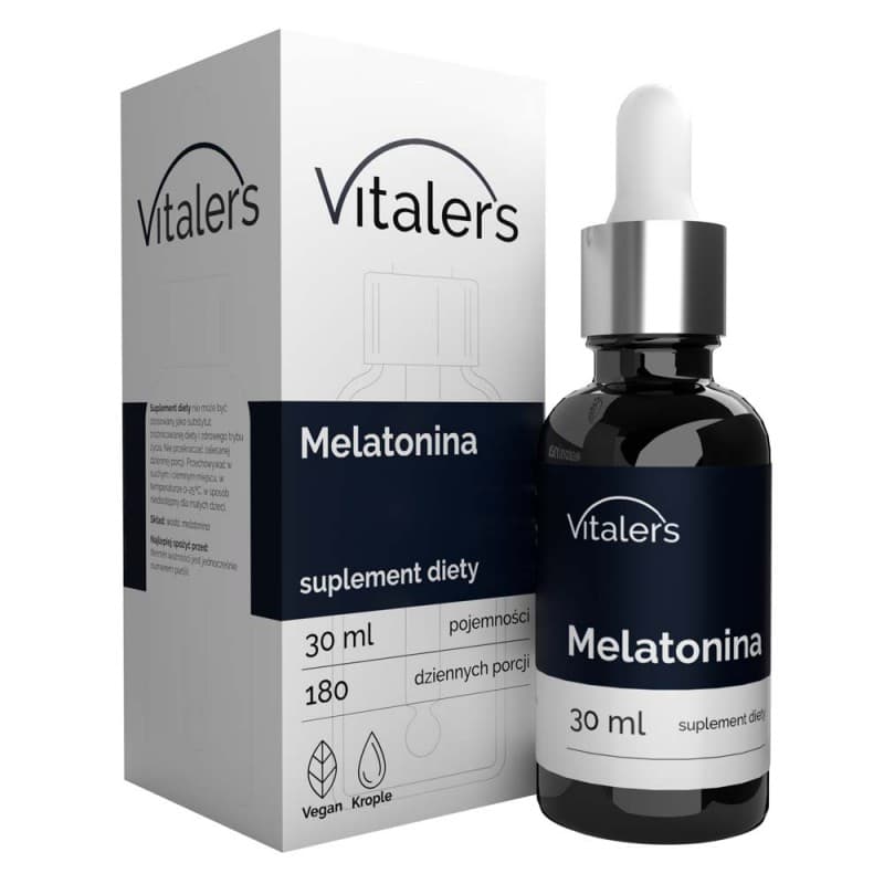 Vitaler's Melatonin 1 mg 30 ml – Vitalers Verpackung